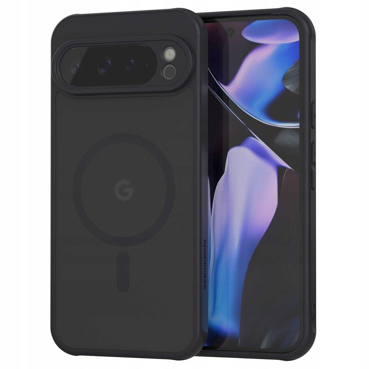 Θήκη Google Pixel 9 Pro XL - Spacecase Hybrid MagSafe Σκληρή Ημιδιάφανη με MagSafe - Black (5905719111304)