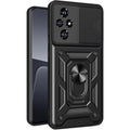 Θήκη Honor 200 Pro Techsuit CamShield Ανθεκτική με Κάλυμμα για την Κάμερα & Μεταλλικό Ring Holder - Black (5949419199163)