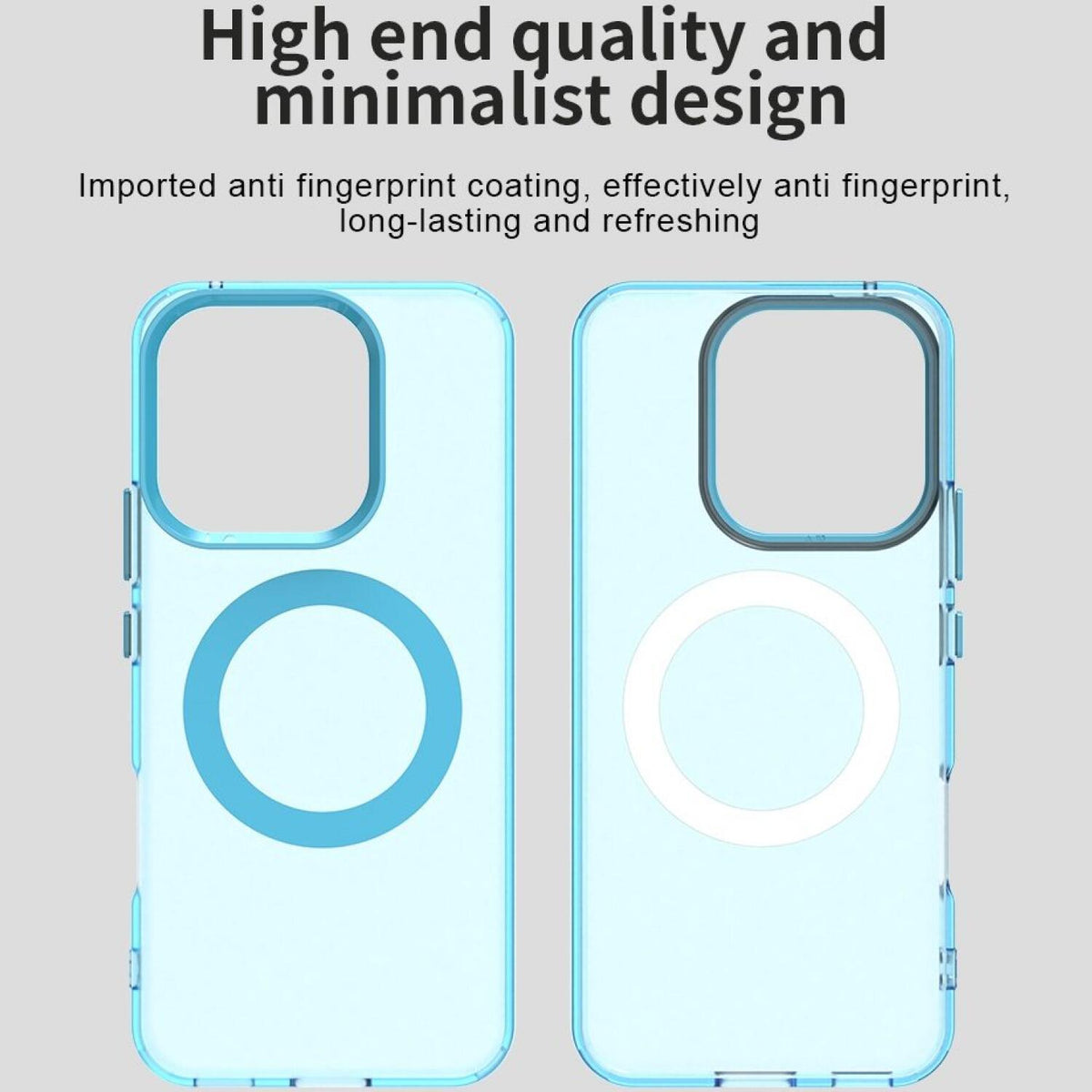 Θήκη Honor 400 Lite Techsuit CandyCase Σκληρή Ημιδιάφανη με MagSafe - Blue (5949419310834)