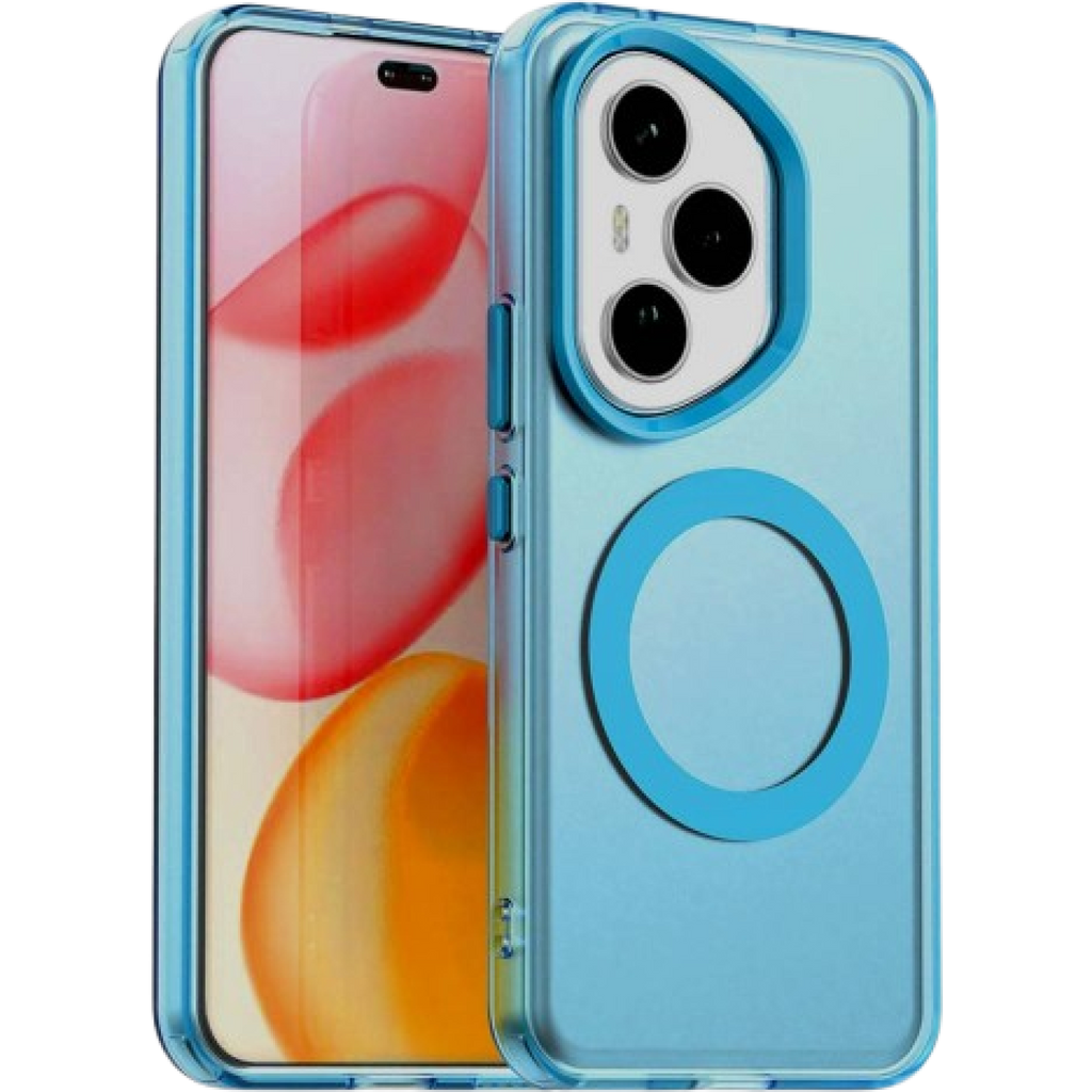 Θήκη Honor 400 Pro Techsuit CandyCase Σκληρή Ημιδιάφανη με MagSafe - Blue (5949419310735)