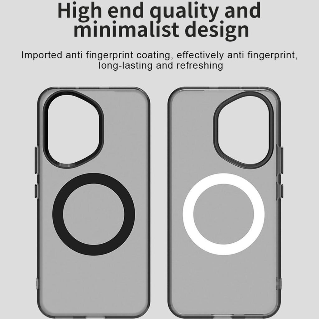 Θήκη Honor 400 Techsuit CandyCase Σκληρή Ημιδιάφανη με MagSafe - Black (5949419310810)