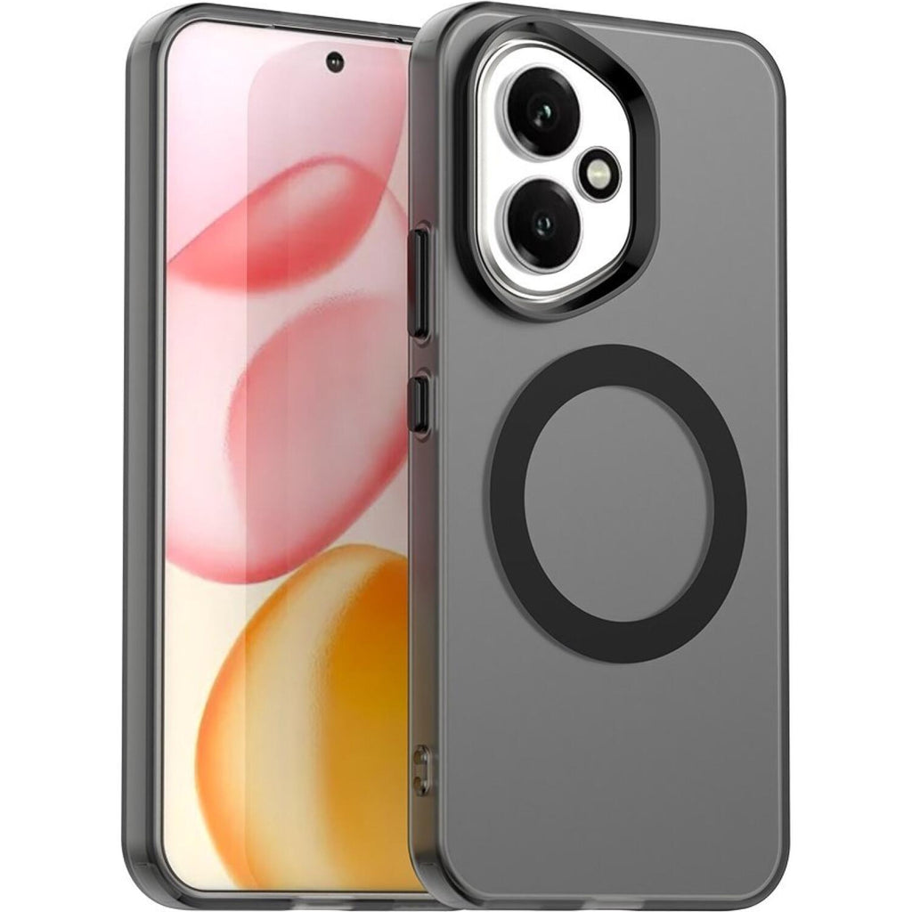 Θήκη Honor 400 Techsuit CandyCase Σκληρή Ημιδιάφανη με MagSafe - Black (5949419310810)