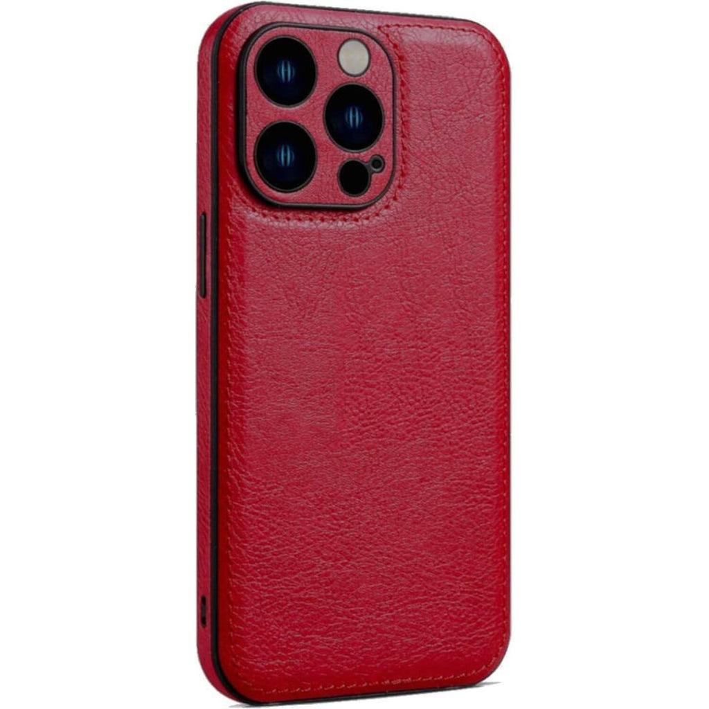 Θήκη iPhone 13 Pro Max Bodycell Prestige Backcover με Πλαίσιο Κάμερας - Red (5206015068225)
