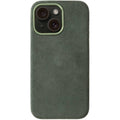 Θήκη iPhone 14 / 13 Rosso Avanti Back Cover από Premium Alcantara με MagSafe - Green (8719246549915)