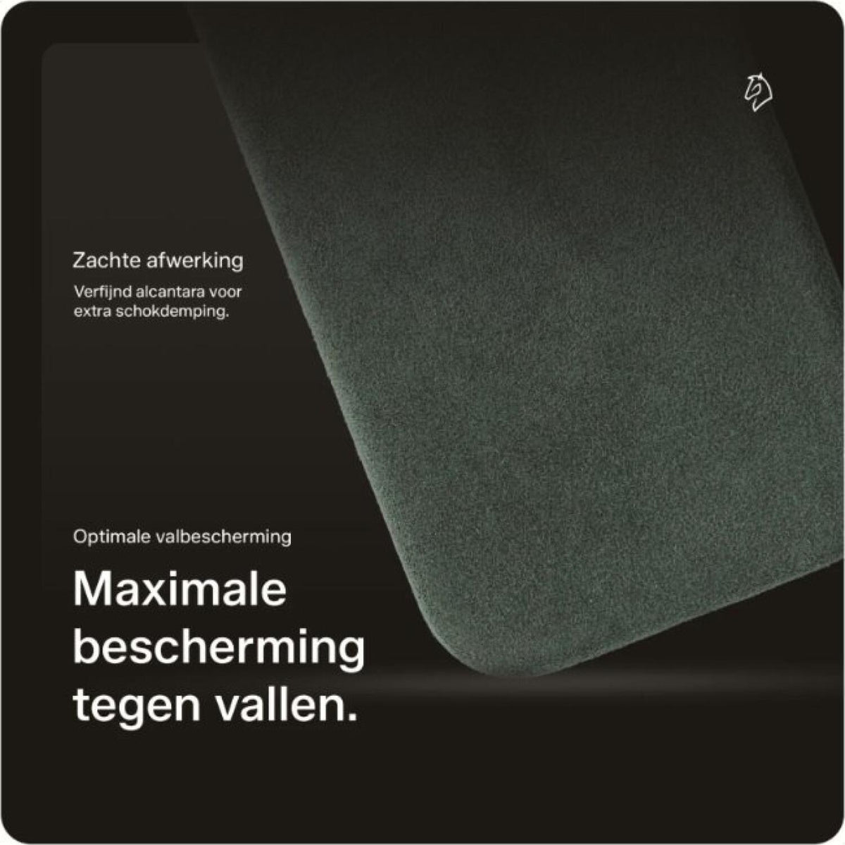 Θήκη iPhone 14 / 13 Rosso Avanti Back Cover από Premium Alcantara με MagSafe - Green (8719246549915)