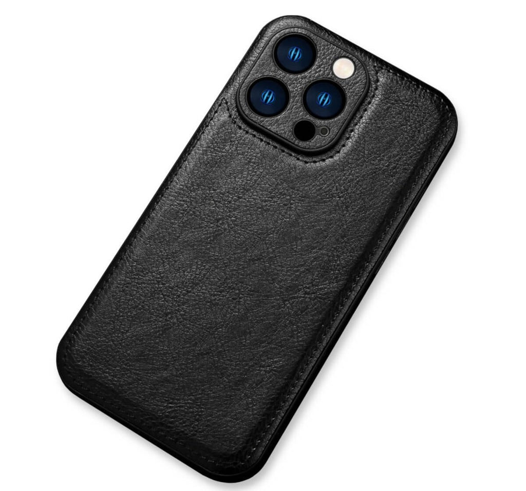 Θήκη iPhone 14 Pro Bodycell Prestige Backcover με Πλαίσιο Κάμερας - Black (5206015068317)