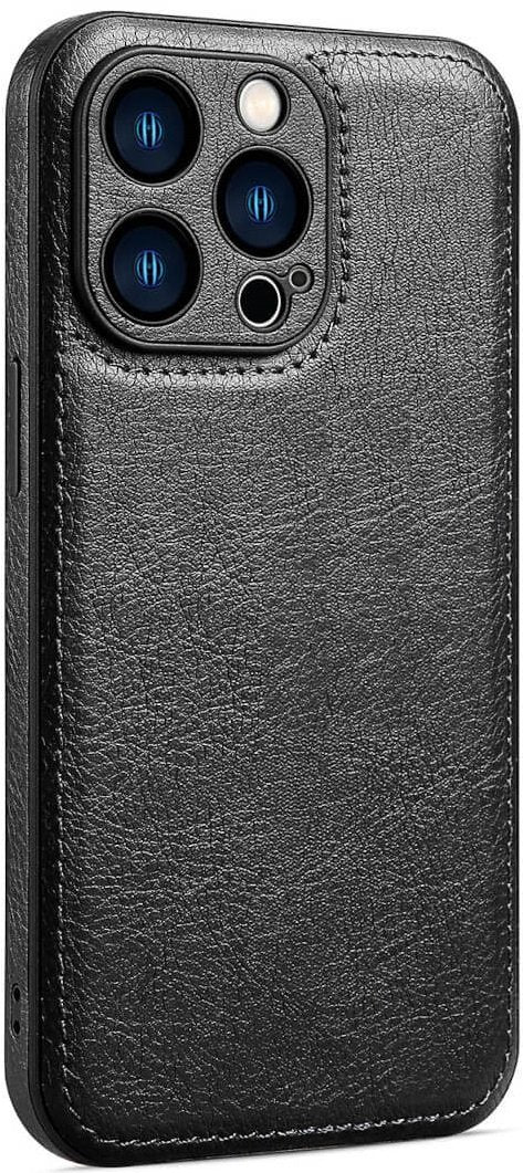Θήκη iPhone 14 Pro Bodycell Prestige Backcover με Πλαίσιο Κάμερας - Black (5206015068317)