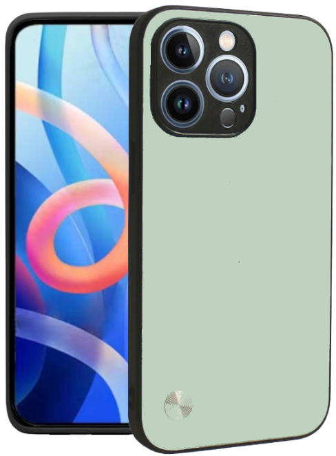 Θήκη iPhone 14 Pro Bodycell Vegan Cover Σκληρή - Light Green (5206015075834)