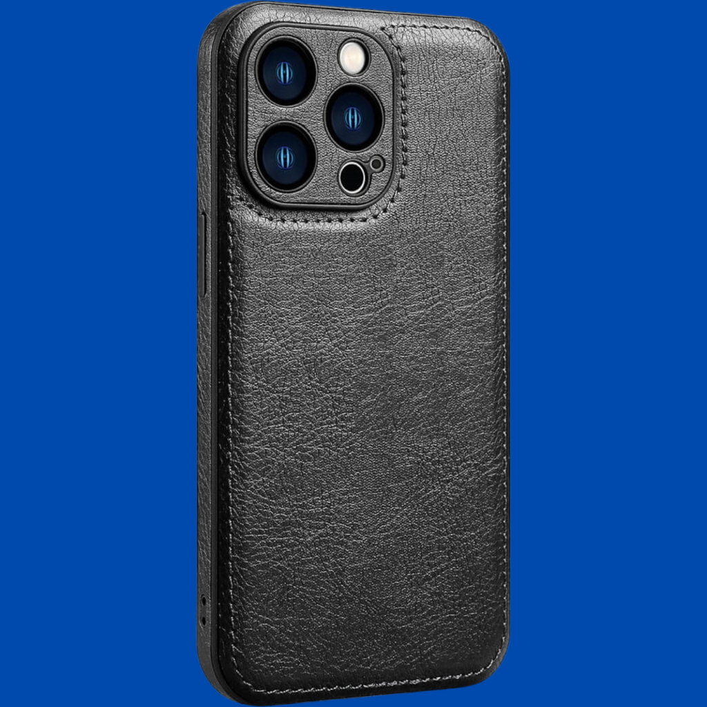 Θήκη iPhone 14 Pro Max Bodycell Prestige Backcover με Πλαίσιο Κάμερας - Black (5206015068355)