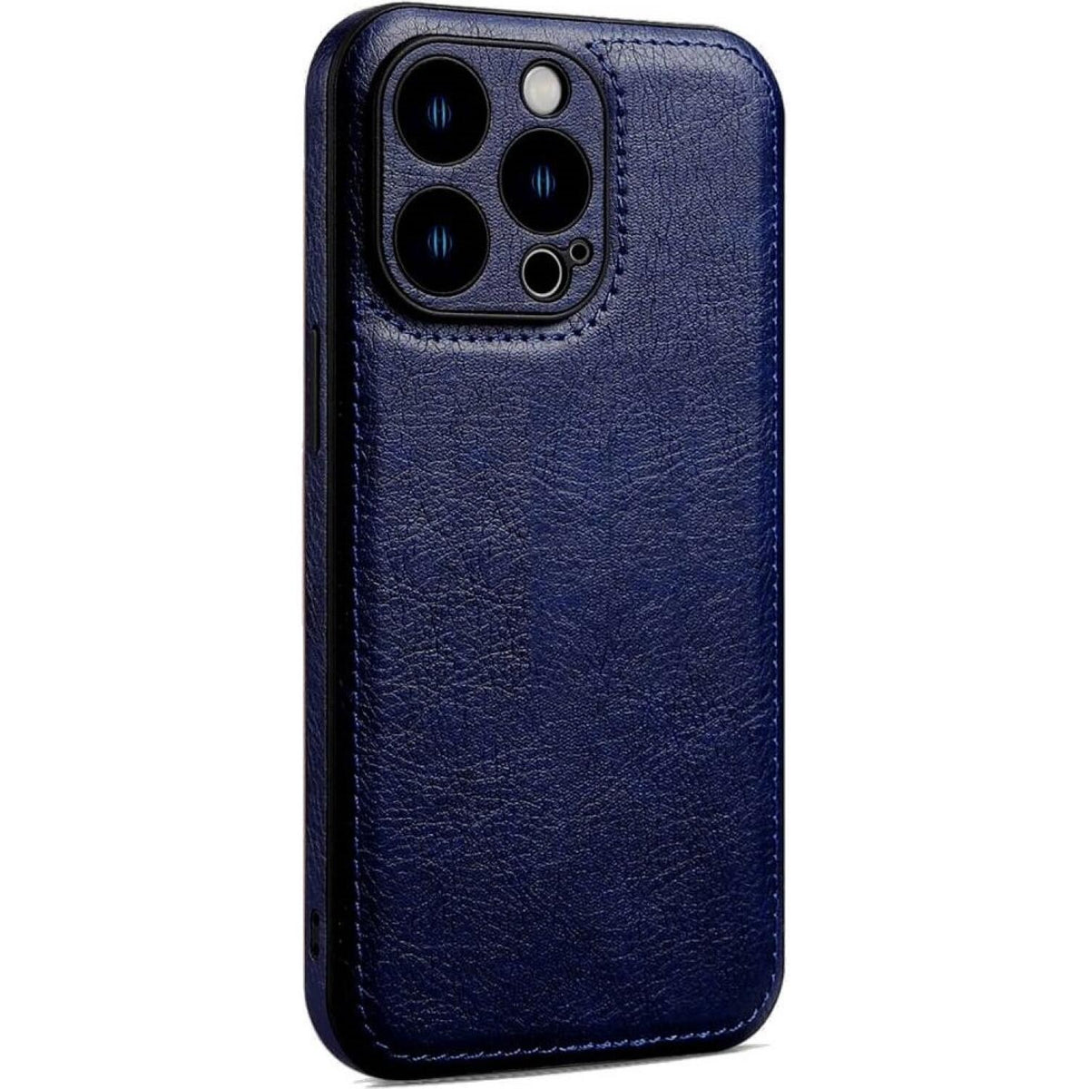 Θήκη iPhone 14 Pro Max Bodycell Prestige Backcover με Πλαίσιο Κάμερας - Blue (5206015068362)