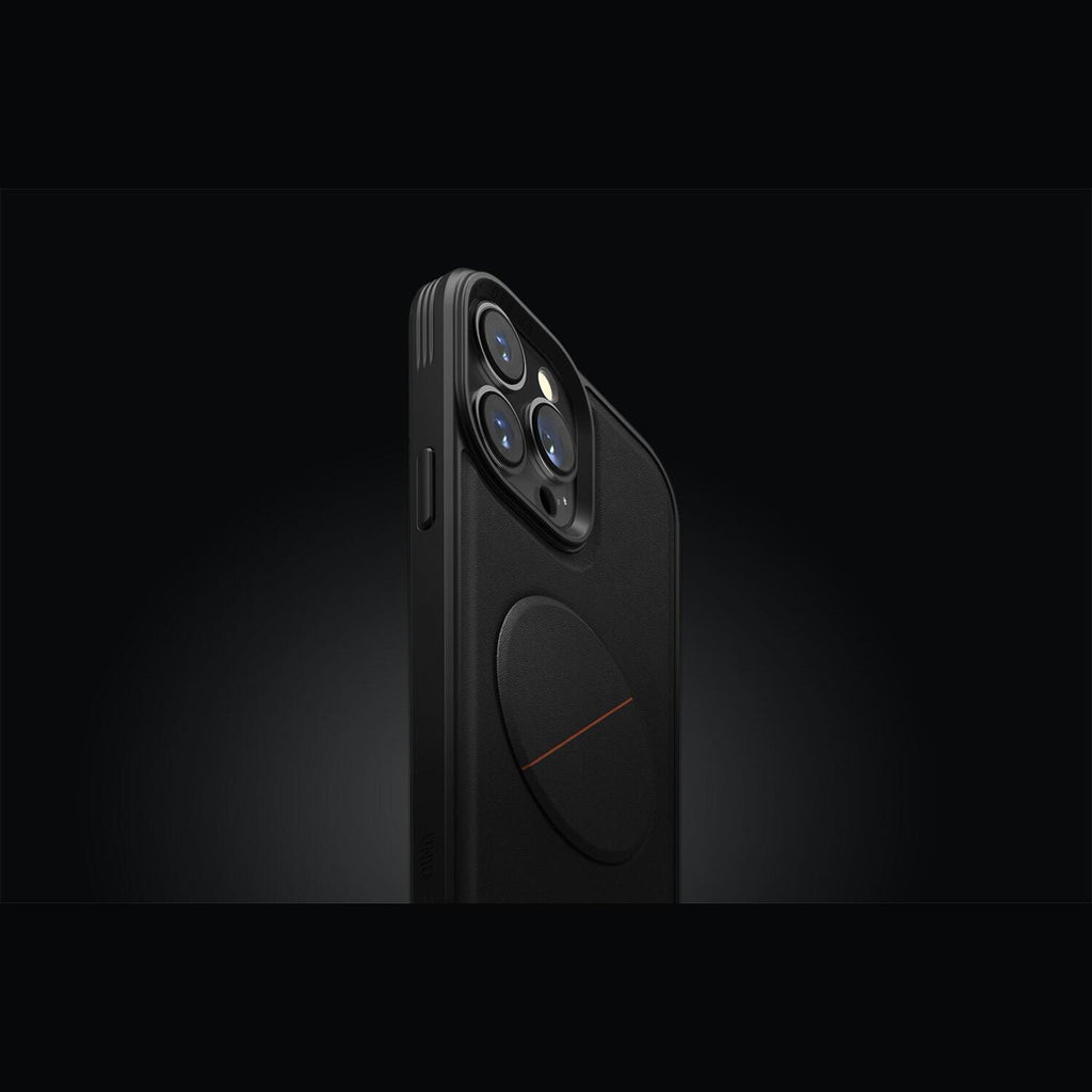 Θήκη iPhone 14 Pro Max Uniq Novo Ανθεκτική Σκληρή με KickStand & Grip - Black (UNIQ-IP6.7PM(2022)-NOVOBLK)
