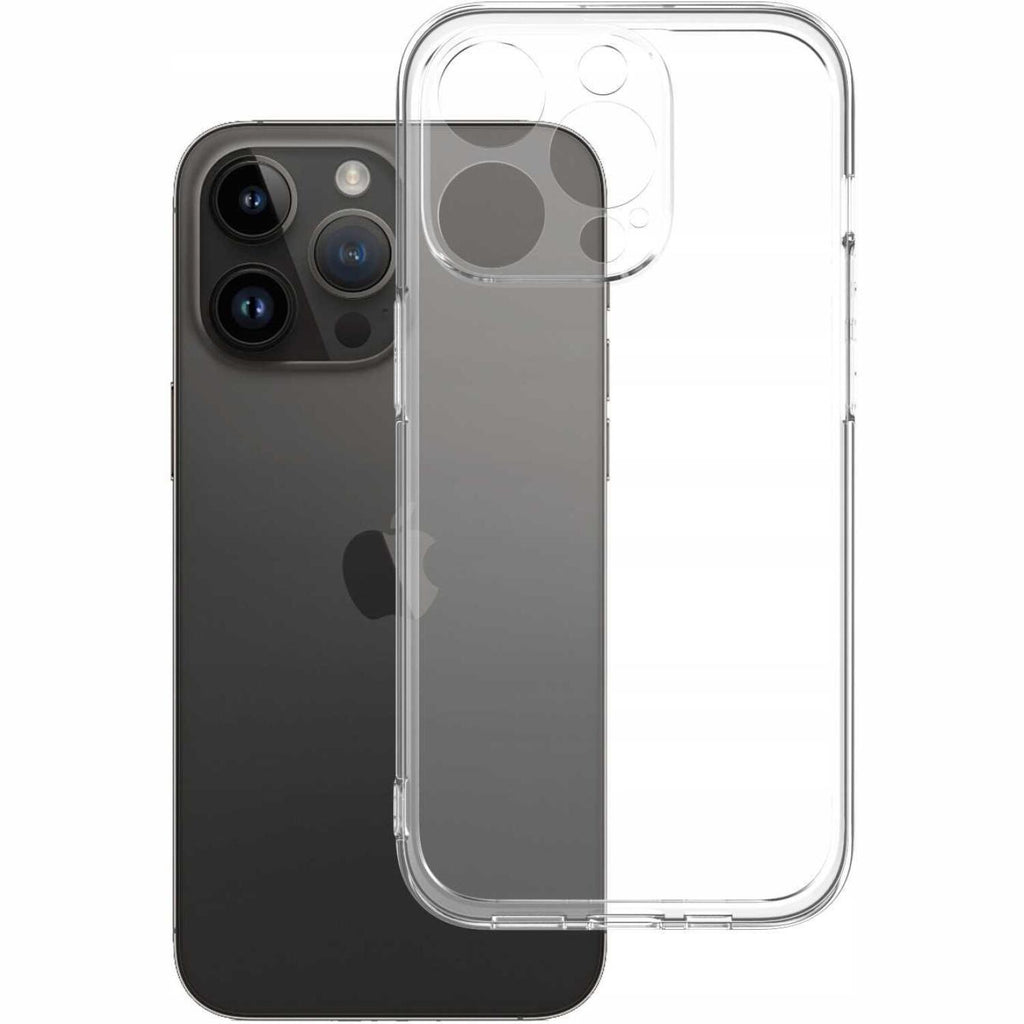 Θήκη iPhone 14 Pro Spacecase Clear Case Διάφανη Σιλικόνης 1mm - Transparent (5905719106300)