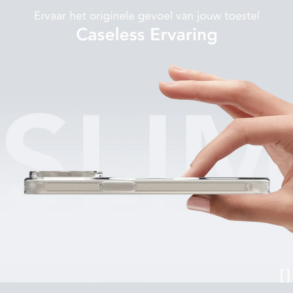 Θήκη iPhone 15 Pro Max Nekit Bare Thin Case Σκληρή Λεπτή Διάφανη με MagSafe 1.2mm - Transparent (8719246595080)
