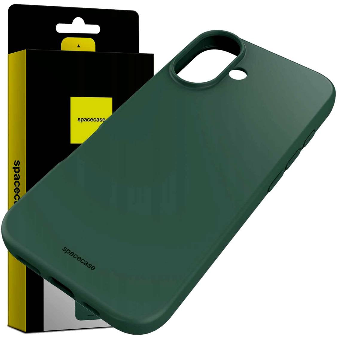 Θήκη iPhone 16 Plus Spacecase Silicone Case Σιλικόνης - Dark Green (5905719111533)