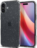 Θήκη iPhone 16 Plus Spigen Liquid Crystal Glitter Σιλικόνης - Crystal Quartz (ACS08065)