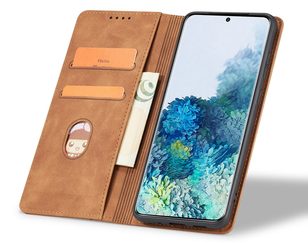 Θήκη iPhone 16 Pro Bodycell Book Case Πορτοφόλι - Brown (5206015079719)