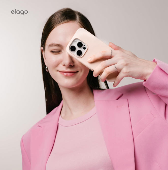 Θήκη iPhone 16 Pro Elago Magnetic Leather από Vegan Δέρμα με MagSafe - Lovely Pink (ES16MSLE63PRO-LPK)