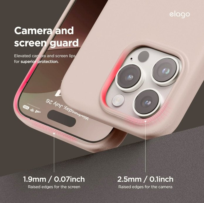 Θήκη iPhone 16 Pro Max Elago Magnetic Leather από Vegan Δέρμα με MagSafe - Lovely Pink (ES16MSLE69PRO-LPK)