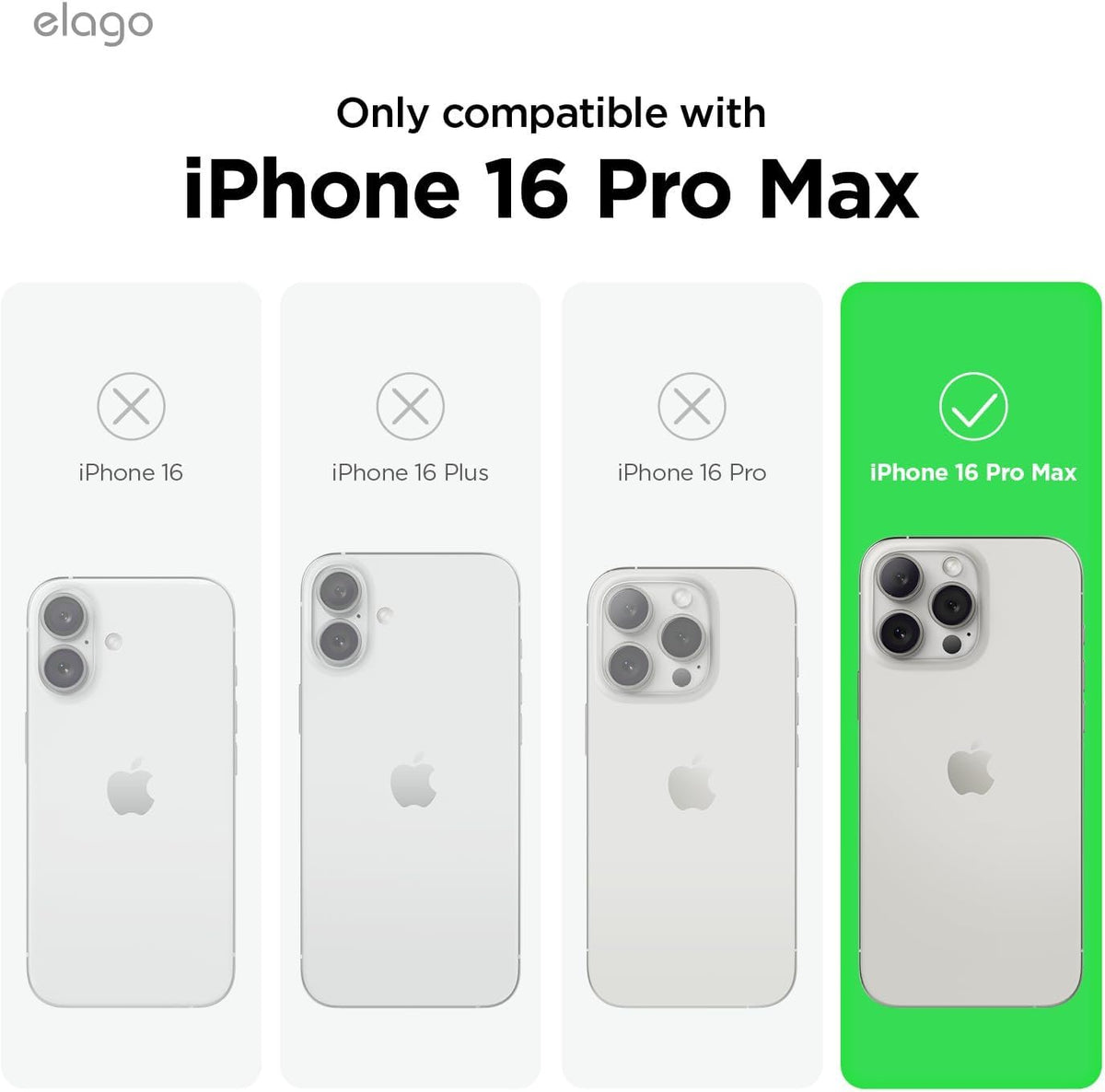 Θήκη iPhone 16 Pro Max Elago Magnetic Silicone Case Premium Σιλικόνης με MagSafe - Black (ES16MSSC69PRO-BK)