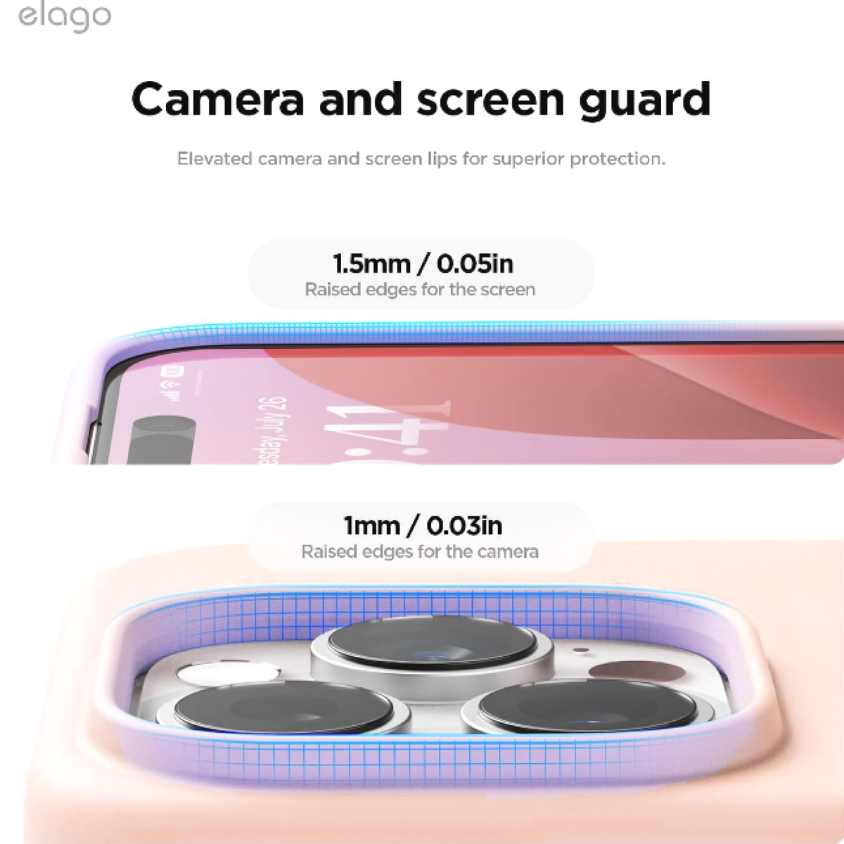 Θήκη iPhone 16 Pro Max Elago Silicone Case Premium Σιλικόνης - Lovely Pink (ES16SC69PRO-LPK)