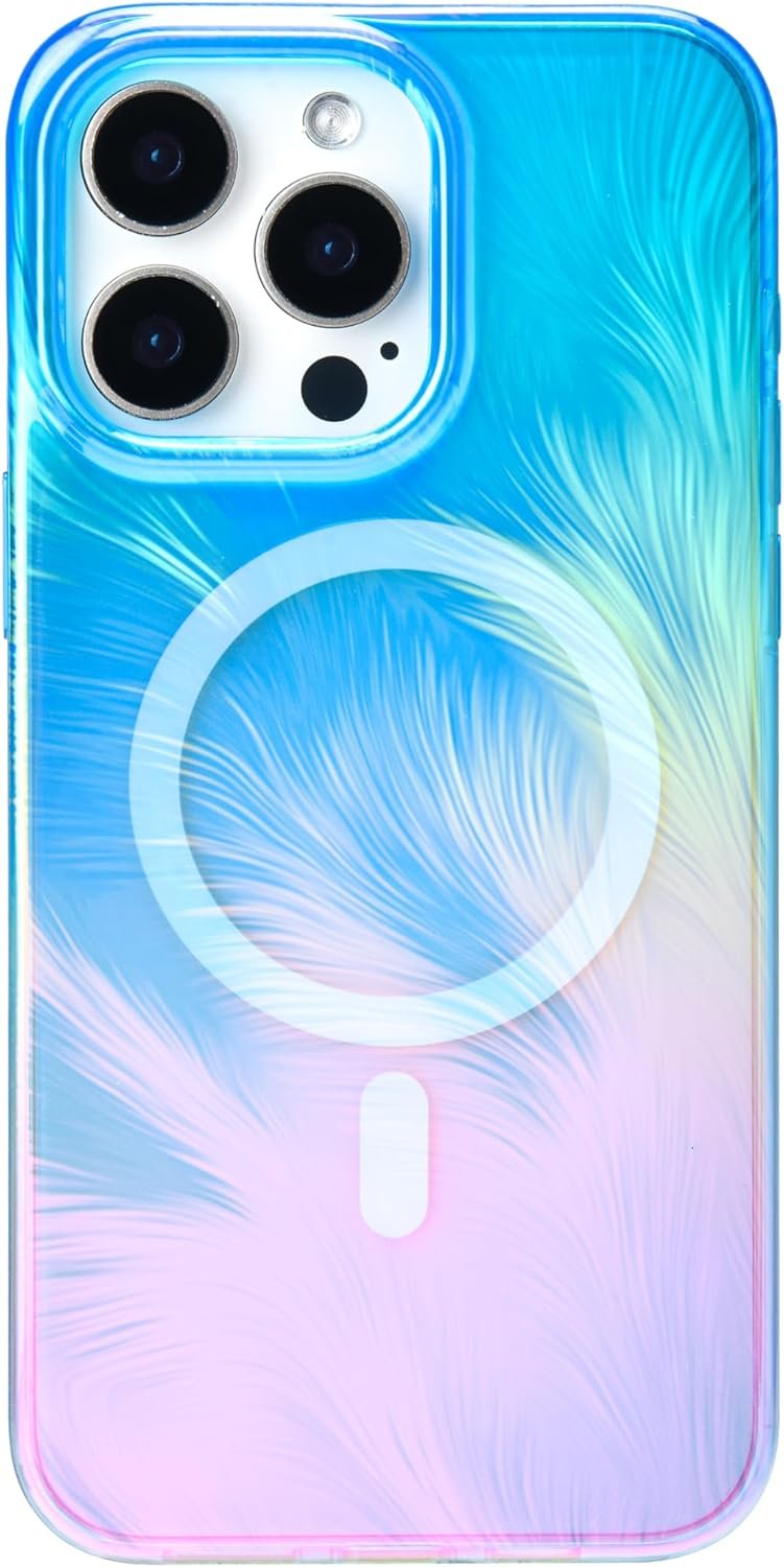 Θήκη iPhone 16 Pro Max Prodigee Pampas Ανθεκτική & Ιριδίζουσα με MagSafe - Breeze (IPH16P-6.7-PMPS-BRZ)
