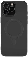 Θήκη iPhone 16 Pro Max Spacecase Silicone Magnetic Case Σιλικόνης με MagSafe - Black (5905719111694)
