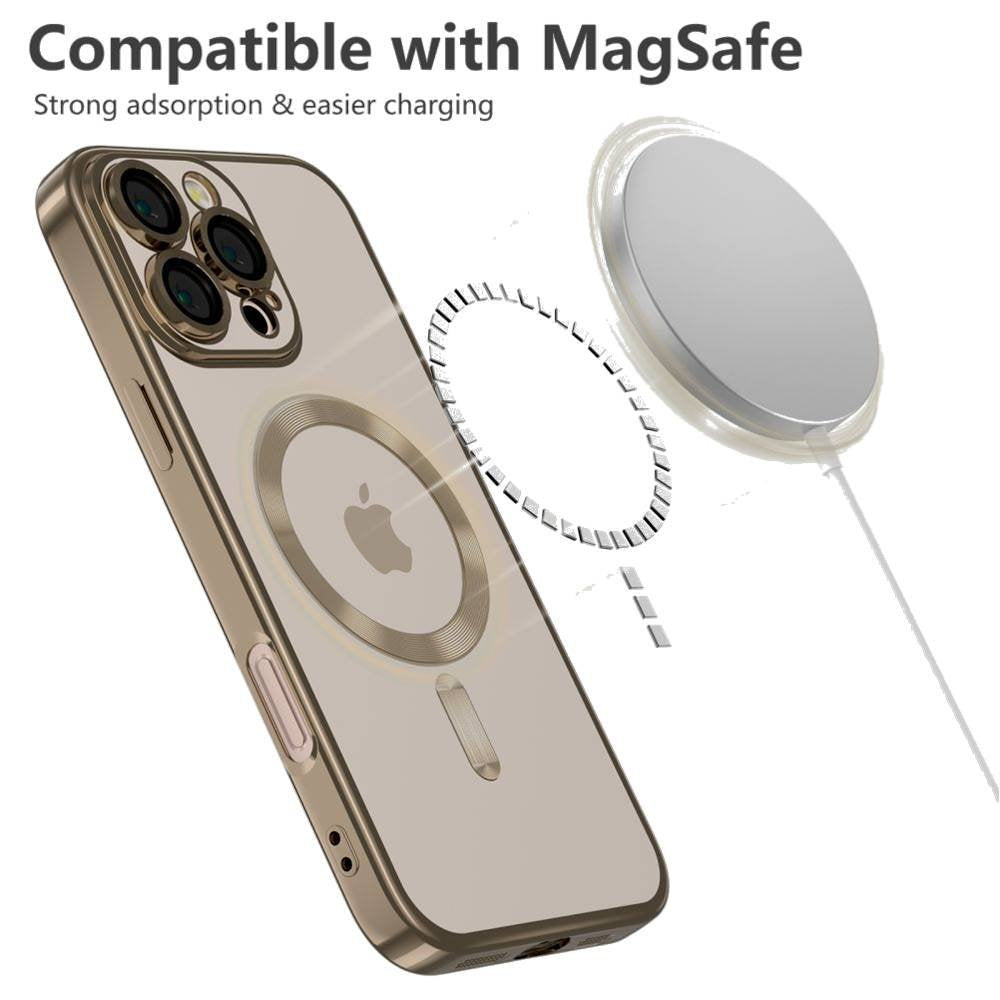 Θήκη iPhone 16 Pro Max Tech-Protect MagFlex Διάφανη Σιλικόνης με MagSafe - Shiny Desert (5906302372256)