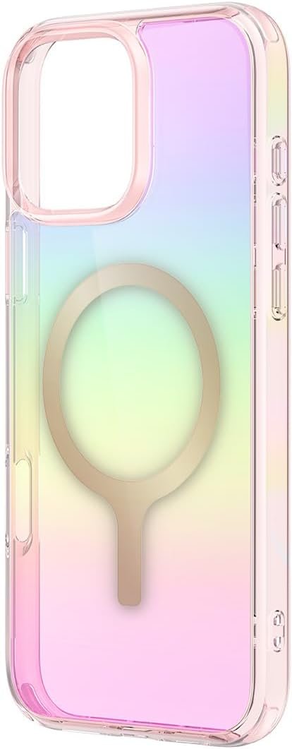 Θήκη iPhone 16 Pro Max Uniq Iridescia Ανθεκτική & Ιριδίζουσα με MagSafe - Pink Prism (UNIQ-IP6.9P(2024)-IRDMPPRS)