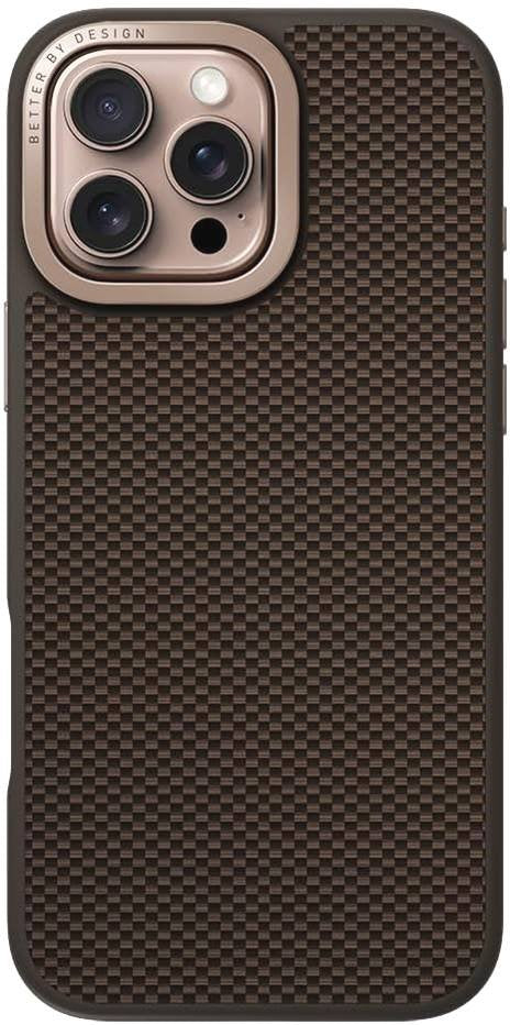 Θήκη iPhone 16 Pro Max Uniq Keva Max Ανθεκτική Aramid Fiber με MagSafe & Kickstand - Brown (UNIQ-IP6.9P(2024)-KEVMMBWN)