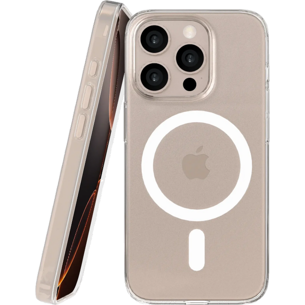 Θήκη iPhone 16 Pro Nekit Bare Thin Case Σκληρή Λεπτή Διάφανη με MagSafe 1.2mm - Transparent (8719246595134)