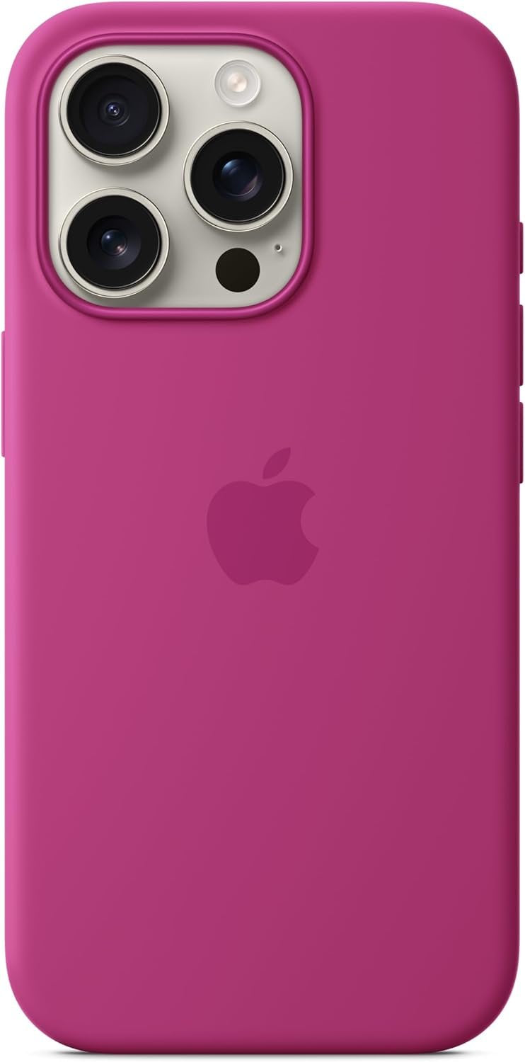 Θήκη iPhone 16 Pro Official Apple Silicone Case Σιλικόνης με MagSafe - Fuchsia (MYYN3ZM/A)