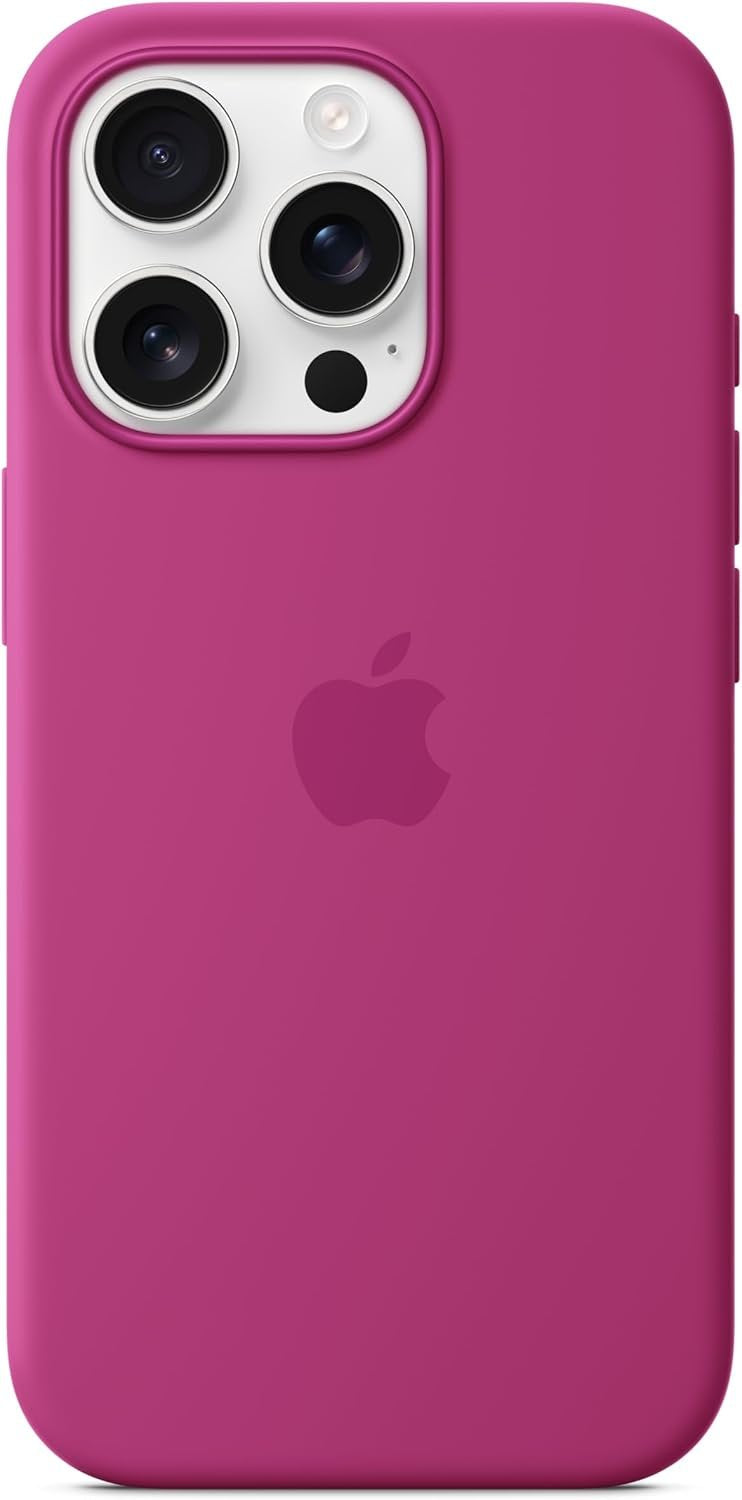 Θήκη iPhone 16 Pro Official Apple Silicone Case Σιλικόνης με MagSafe - Fuchsia (MYYN3ZM/A)