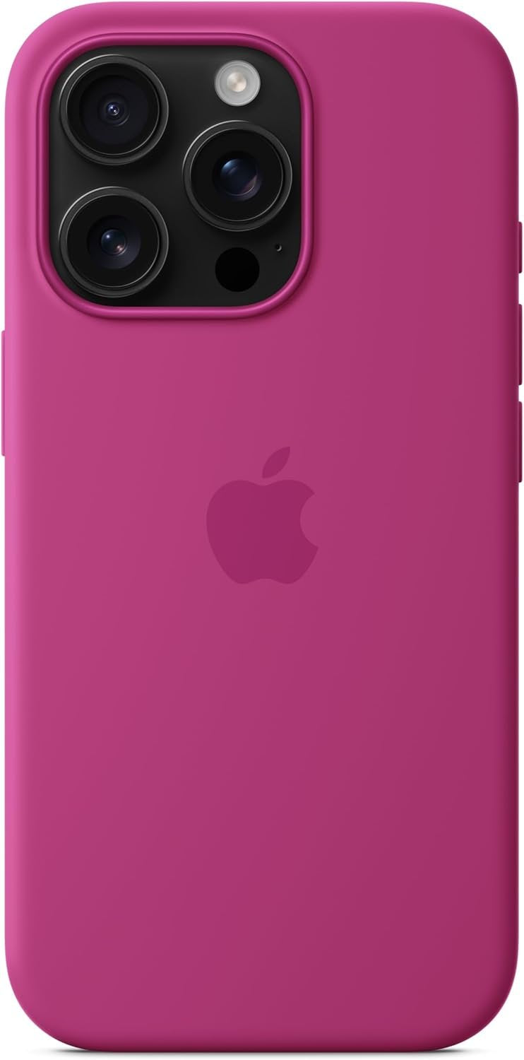 Θήκη iPhone 16 Pro Official Apple Silicone Case Σιλικόνης με MagSafe - Fuchsia (MYYN3ZM/A)