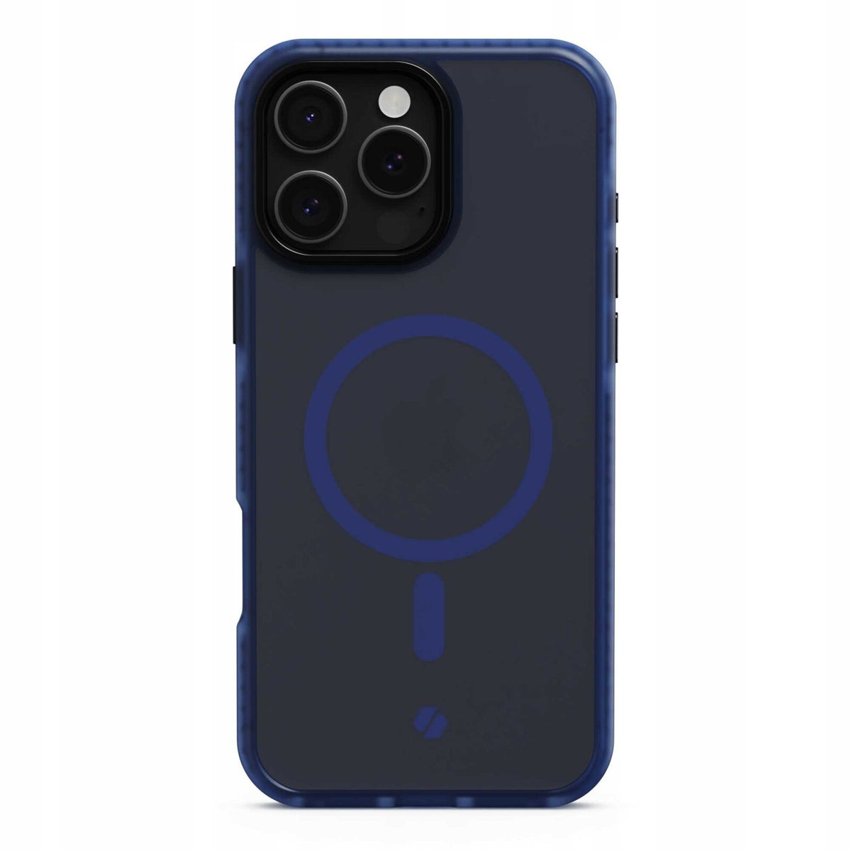 Θήκη iPhone 16 Pro Spacecase Hybrid Fusion Mag Ημιδιάφανη Σκληρή με MagSafe - Dark Blue (5905719112455)