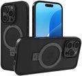 Θήκη iPhone 16 Pro Spacecase Ring Pro Mag Σκληρή με MagSafe & KickStand - Black (5905719112202)