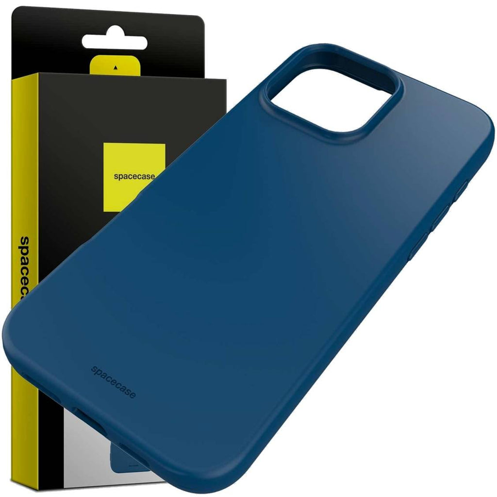 Θήκη iPhone 16 Pro Spacecase Silicone Case Σιλικόνης - Blue (5905719111557)