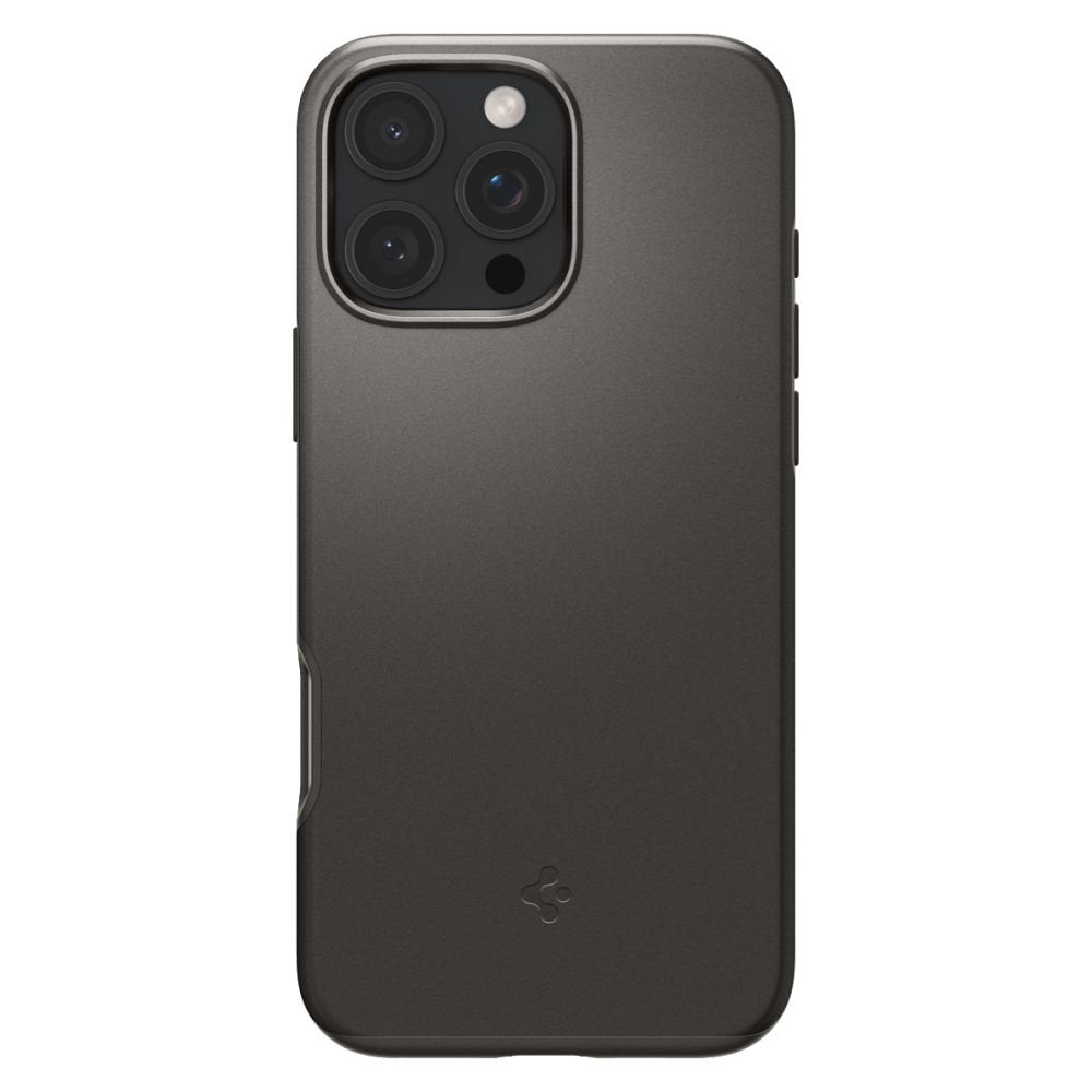 Θήκη iPhone 16 Pro Spigen Thin Fit MagFit Σκληρή με MagSafe - Gunmetal (ACS08107)