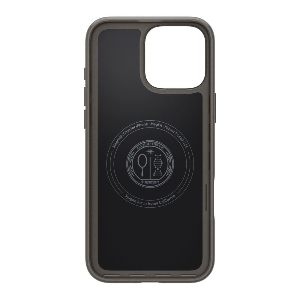 Θήκη iPhone 16 Pro Spigen Thin Fit MagFit Σκληρή με MagSafe - Gunmetal (ACS08107)