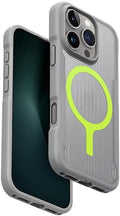 Θήκη iPhone 16 Pro Uniq Combat Active Ανθεκτική με MagSafe & Ανακλαστικό Λουράκι Χειρός - Stone Grey (UNIQ-IP6.3P(2024)-COMAM