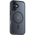 Θήκη iPhone 16 Torras Guardian Mag Ημιδιάφανη Ανθεκτική με MagSafe - Black (6970592332312)