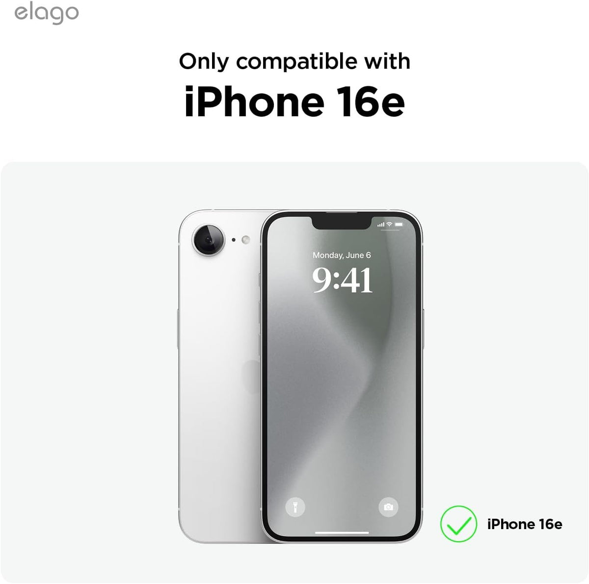 Θήκη iPhone 17e / 16e Elago Silicone Case Premium Σιλικόνης - Black (ESE4SC-BK)
