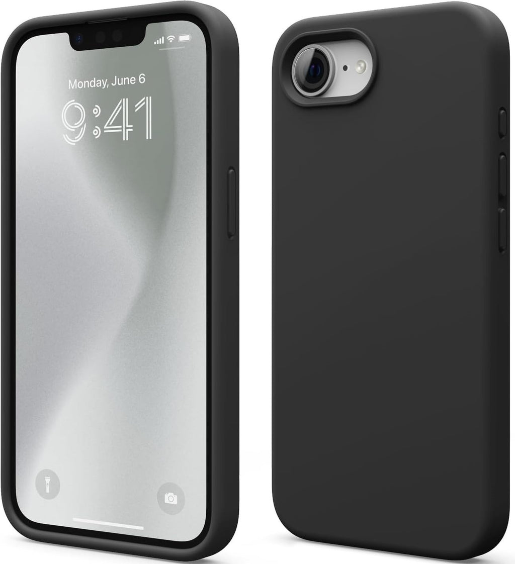 Θήκη iPhone 17e / 16e Elago Silicone Case Premium Σιλικόνης - Black (ESE4SC-BK)