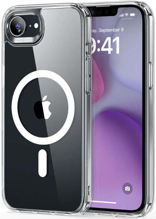 Θήκη iPhone 17e / 16e ESR Classic Hybrid HaloLock Ανθεκτική με MagSafe - Clear (4894240261323)