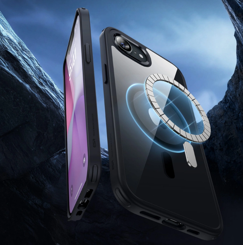Θήκη iPhone 17e / 16e ESR Classic Hybrid HaloLock Ανθεκτική με MagSafe - Clear / Black (4894240261361)