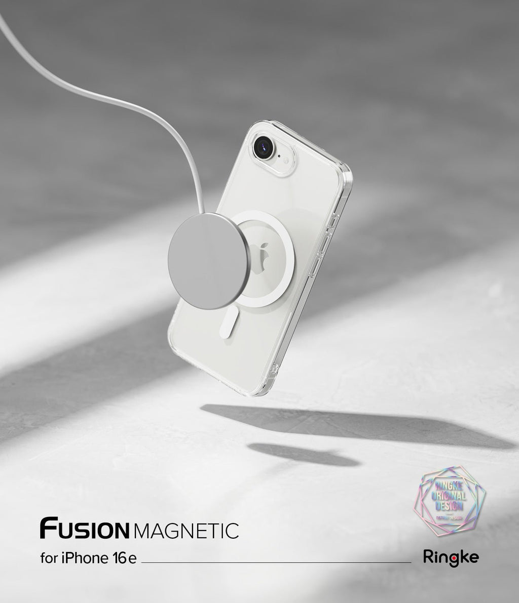 Θήκη iPhone 17e / 16e Ringke Fusion Magnetic Ανθεκτική με MagSafe - Clear (8800293852605)