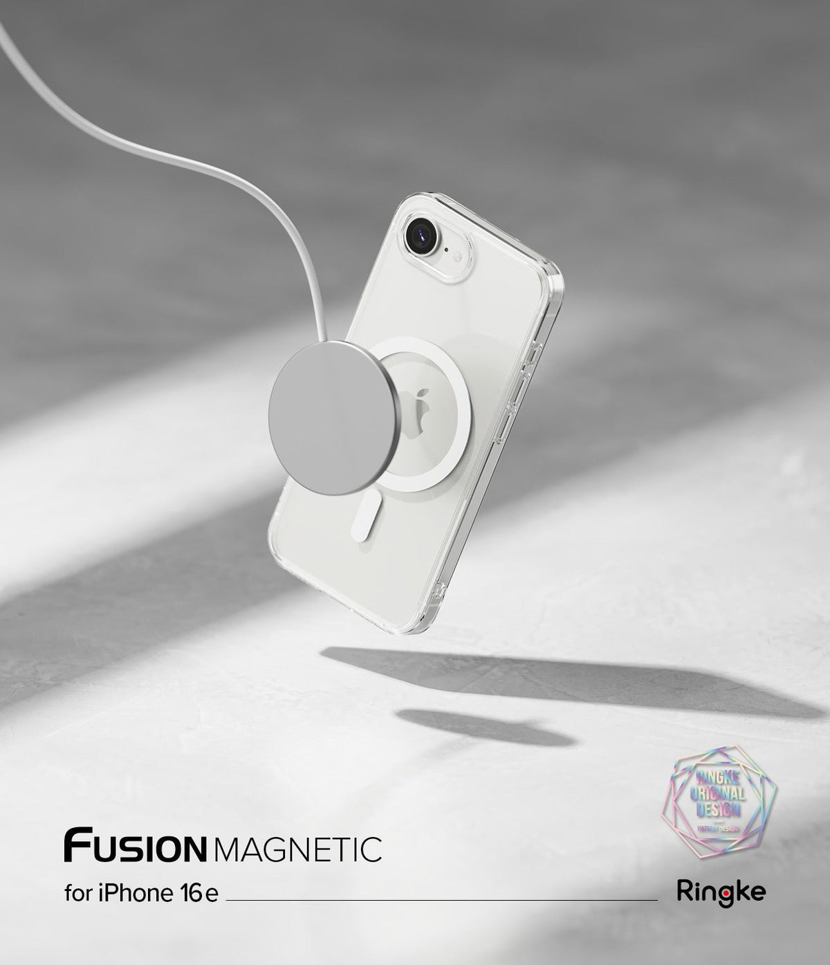 Θήκη iPhone 17e / 16e Ringke Fusion Magnetic Ανθεκτική με MagSafe - Clear (8800293852605)