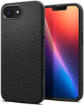 Θήκη iPhone 17e / 16e Spigen Liquid Air MagFit Σιλικόνης με MagSafe - Matte Black (ACS09151)