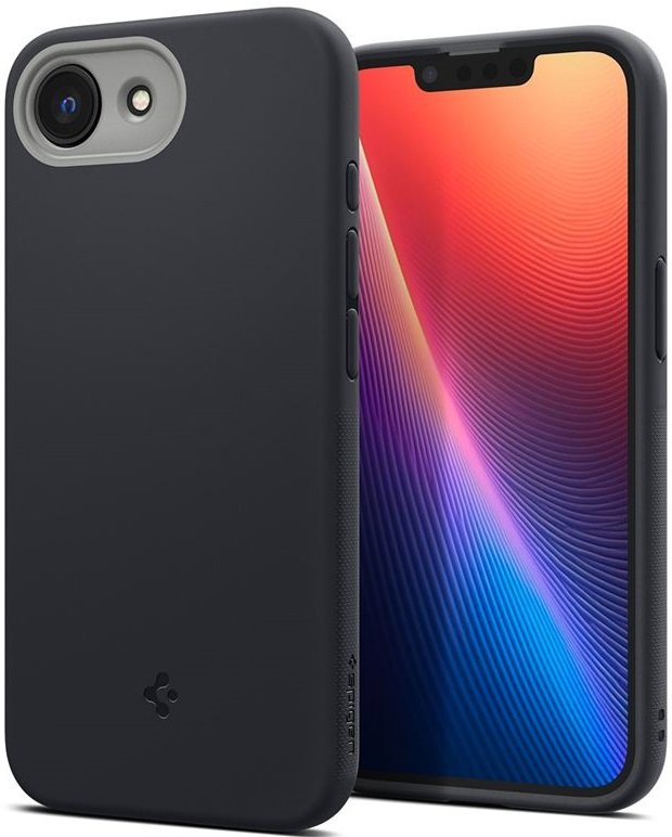 Θήκη iPhone 17e / 16e Spigen Nano Pop MagFit Σιλικόνης με MagSafe - Black Sesame (ACS09155)