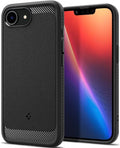Θήκη iPhone 17e / 16e Spigen Rugged Armor MagFit με MagSafe - Matte Black (ACS09152)