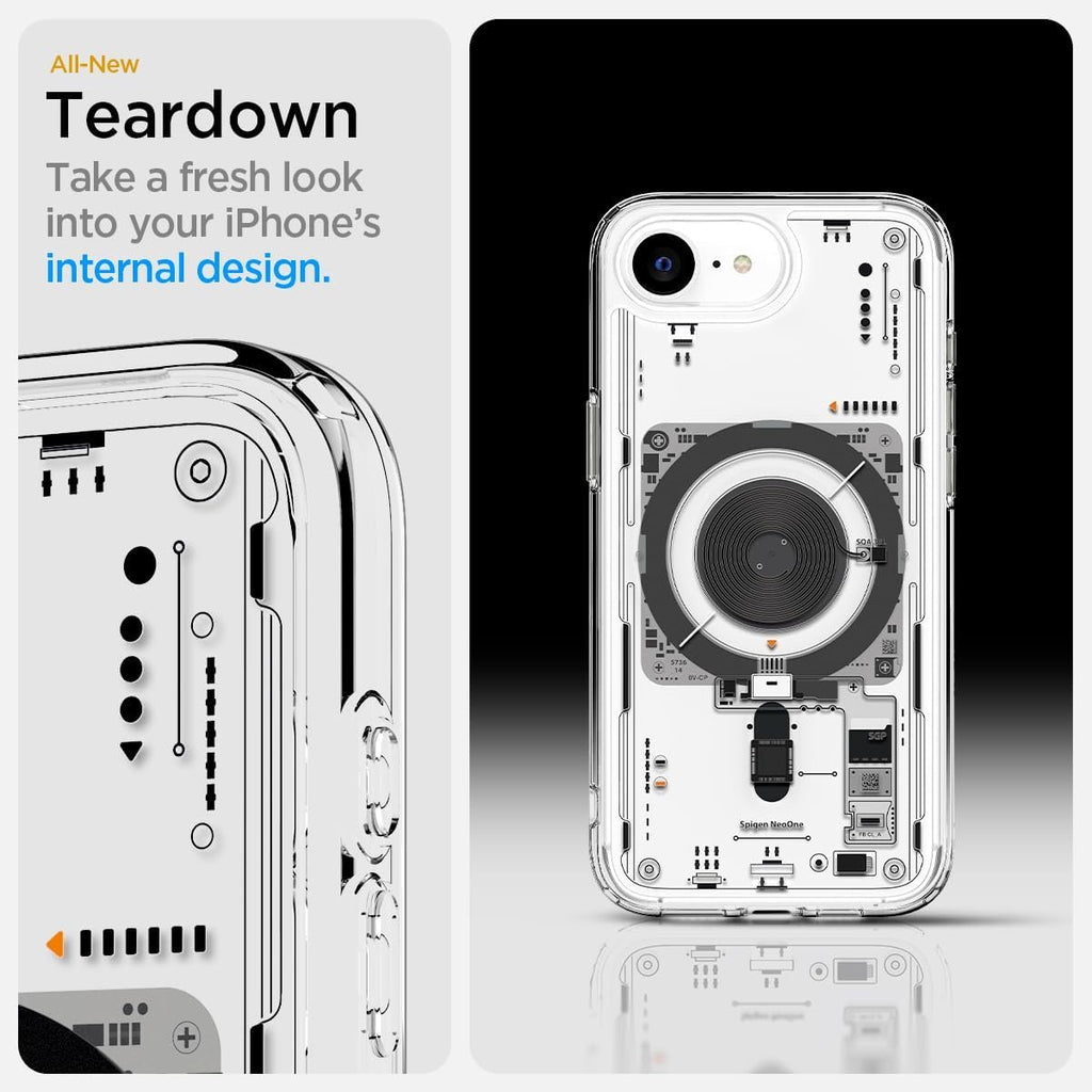 Θήκη iPhone 17e / 16e Spigen Ultra Hybrid MagFit Σκληρή με MagSafe - Neo One (ACS09143)
